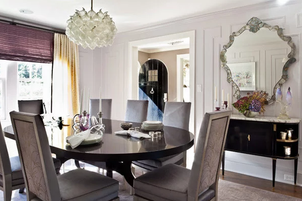 sử dụng gương trong phòng ăn hình ảnh minh họa cho việc sử dụng gương trong phòng ăn