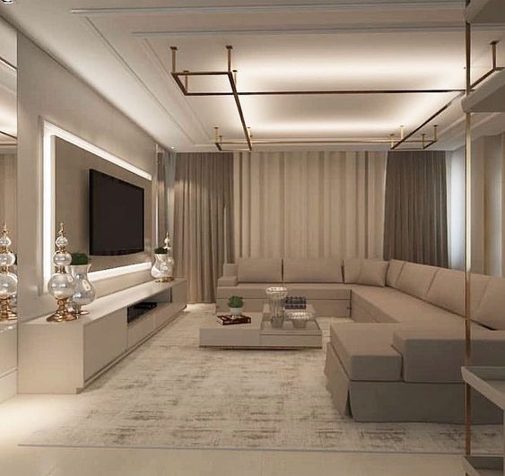 h&igrave;nh ảnh ph&ograve;ng kh&aacute;ch nh&agrave; phố t&ocirc;ng m&agrave;u be chủ đạo