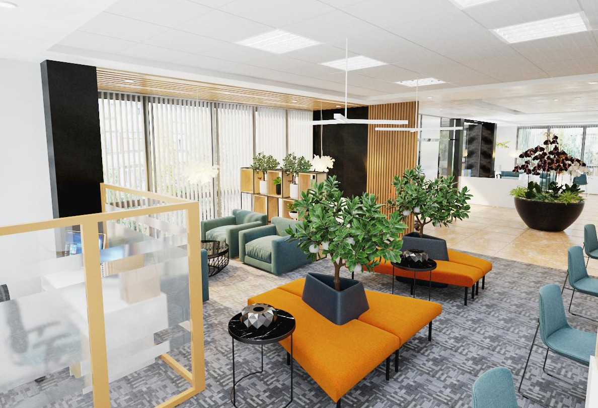 h&igrave;nh ảnh minh họa cho thiết kế nội thất văn phong mang hơi hướng Co-working Space