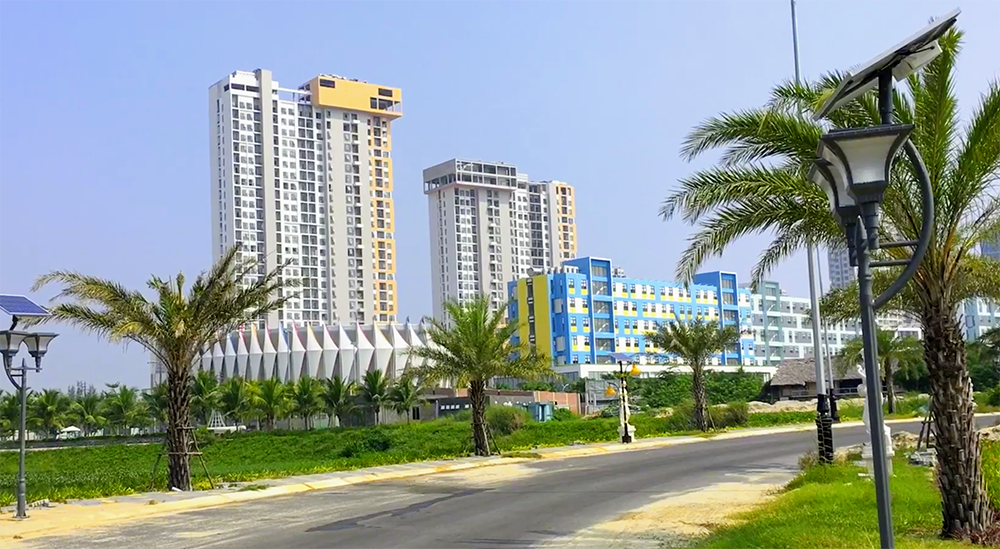 hình ảnh một góc dự án condotel Cocobay Đà Nẵng