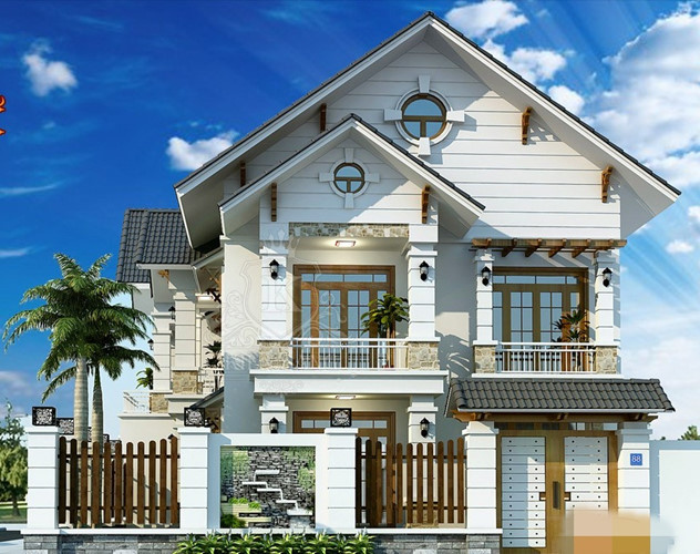 hình ảnh mẫu nhà phố 2 tầng đẹp