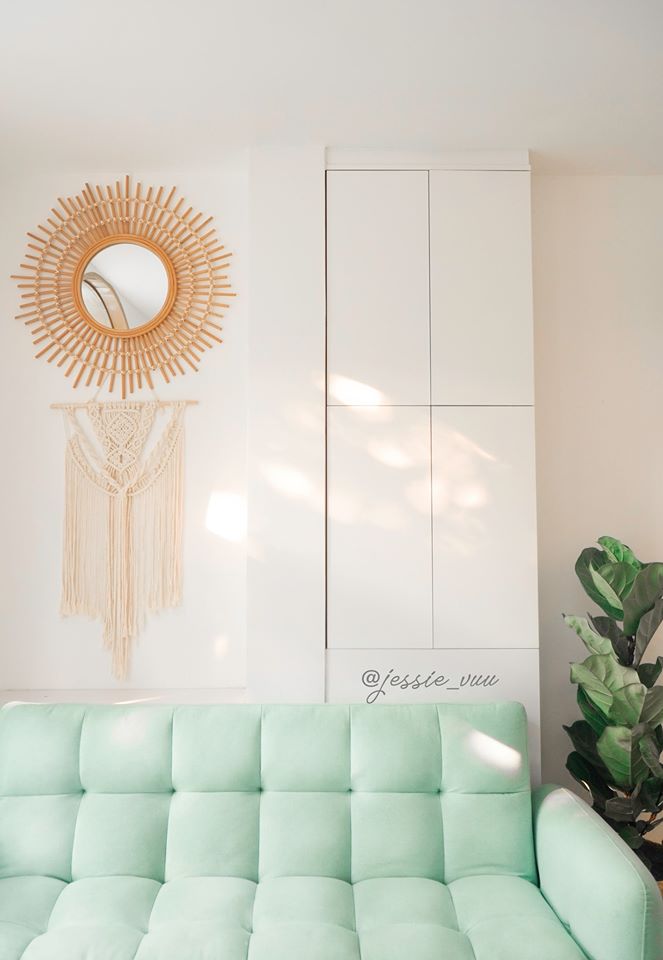 sofa ph&ograve;ng kh&aacute;ch m&agrave;u xanh ngọc