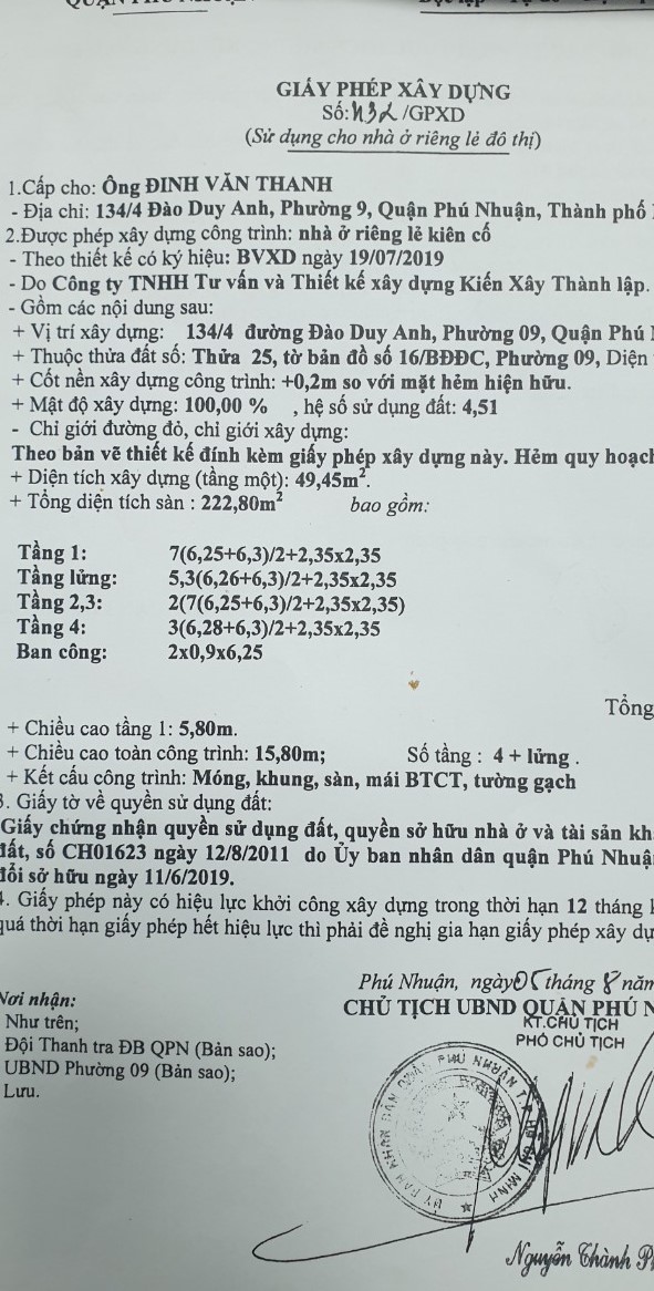 Giấy ph&eacute;p x&acirc;y dựng