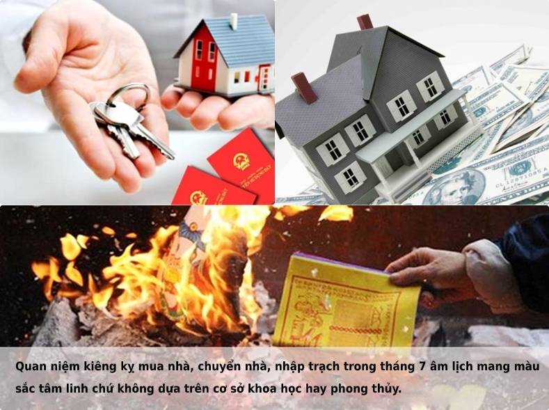 cầm ch&igrave;a kh&oacute;a m&ocirc; h&igrave;nh ng&ocirc;i nh&agrave; l&agrave;m thủ tục nhập trạch trong th&aacute;ng 7 &acirc;m lịch