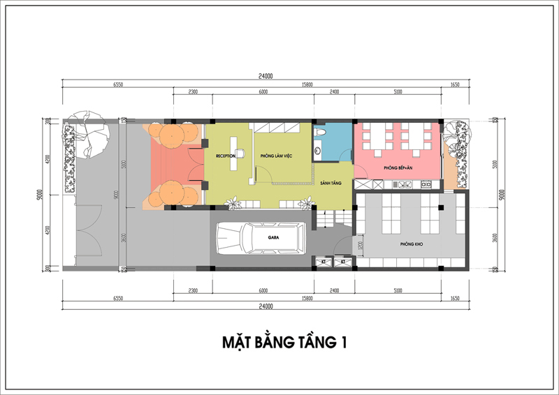 h&igrave;nh ảnh bản vẽ thiết kế mặt bằng bố tr&iacute; nội thất văn ph&ograve;ng tầng 1