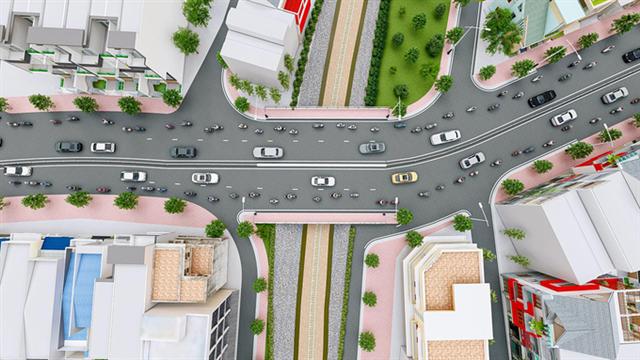 Phối cảnh cầu Hang Ngoài