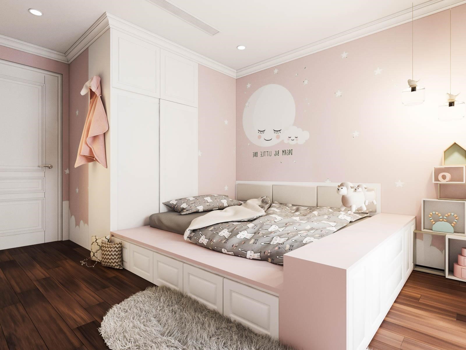 cận cảnh mẫu giường bệt d&agrave;nh cho trẻ em
