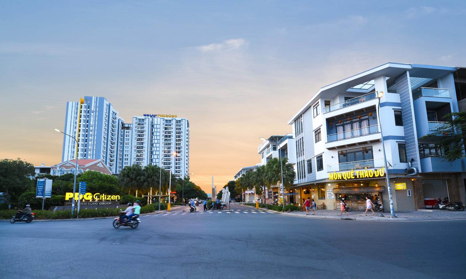 Hình ảnh một khu đô thị triển khai trên khu vực Thủ Đức