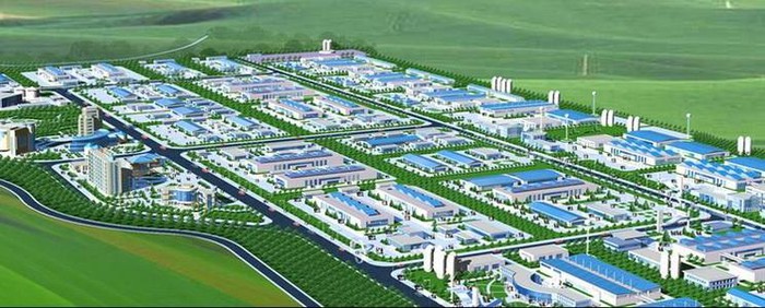 h&igrave;nh ảnh phối cảnh Khu c&ocirc;ng nghiệp đ&ocirc; thị Nhơn Hội 