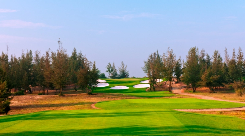 hình ảnh một sân golf tại Đà Nẵng