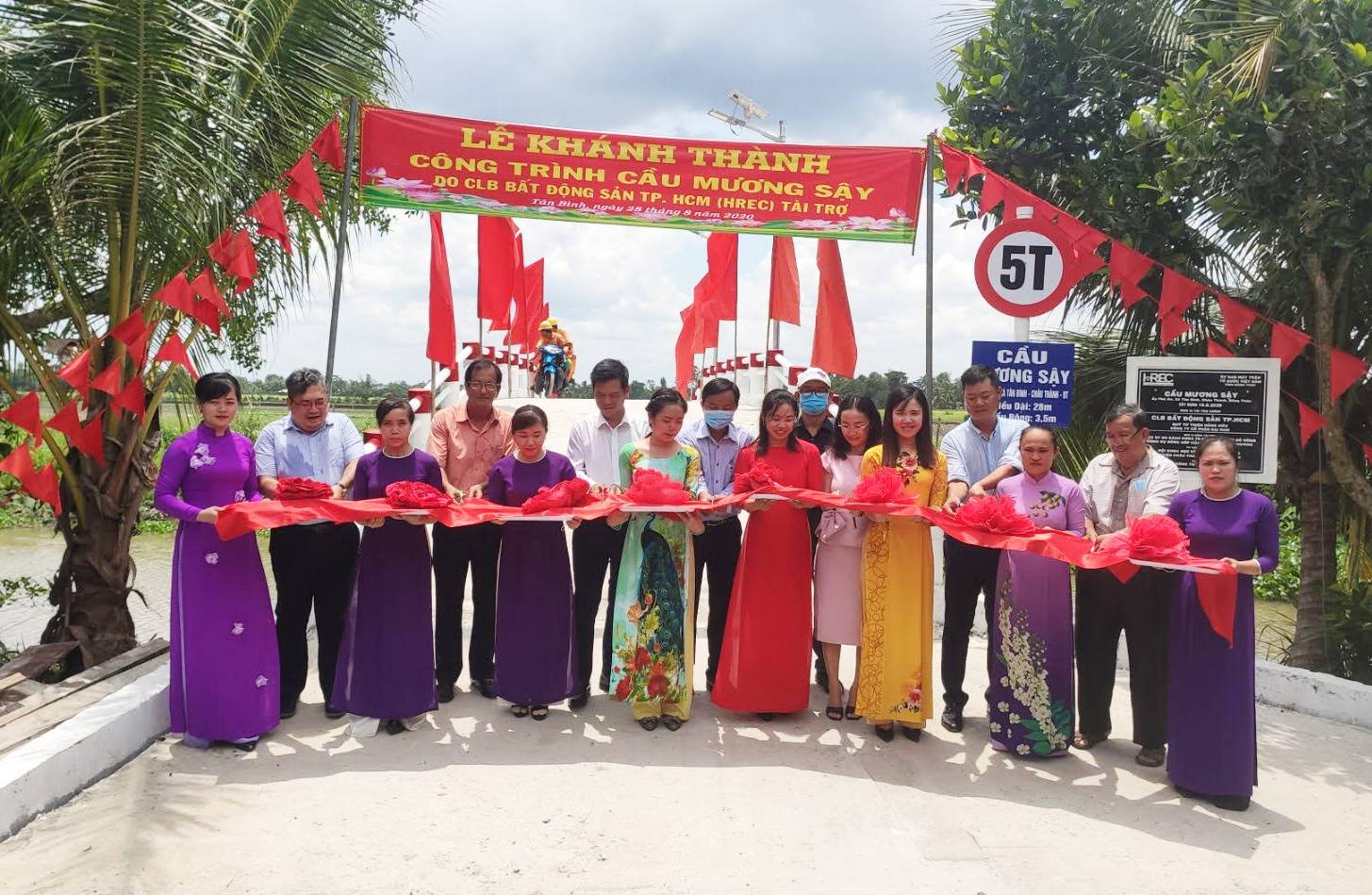 khánh thành cầu Mương Sậy tỉnh Đồng Tháp