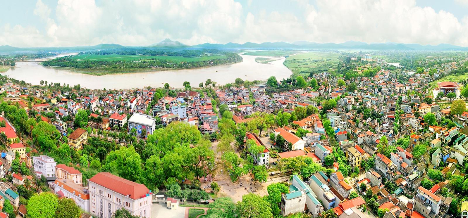 h&igrave;nh ảnh một g&oacute;c tỉnh Ph&uacute; Thọ nh&igrave;n từ tr&ecirc;n cao