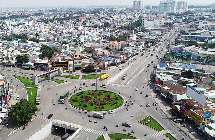 h&igrave;nh ảnh một g&oacute;c Bi&ecirc;n H&ograve;a nh&igrave;n từ tr&ecirc;n cao