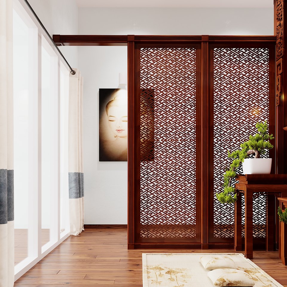 Diện tích phòng thờ được các gia đình Việt lựa chọn nhiều nhất là 5m2, 7m2, 10m2. Phòng thờ có vách ngăn