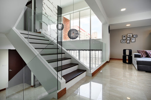 cầu thang kh&ocirc;ng trụ