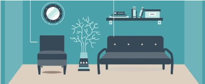 Những món đồ nội thất chính có sự tương đồng về màu sắc tạo sự hài hòa cho căn phòng.