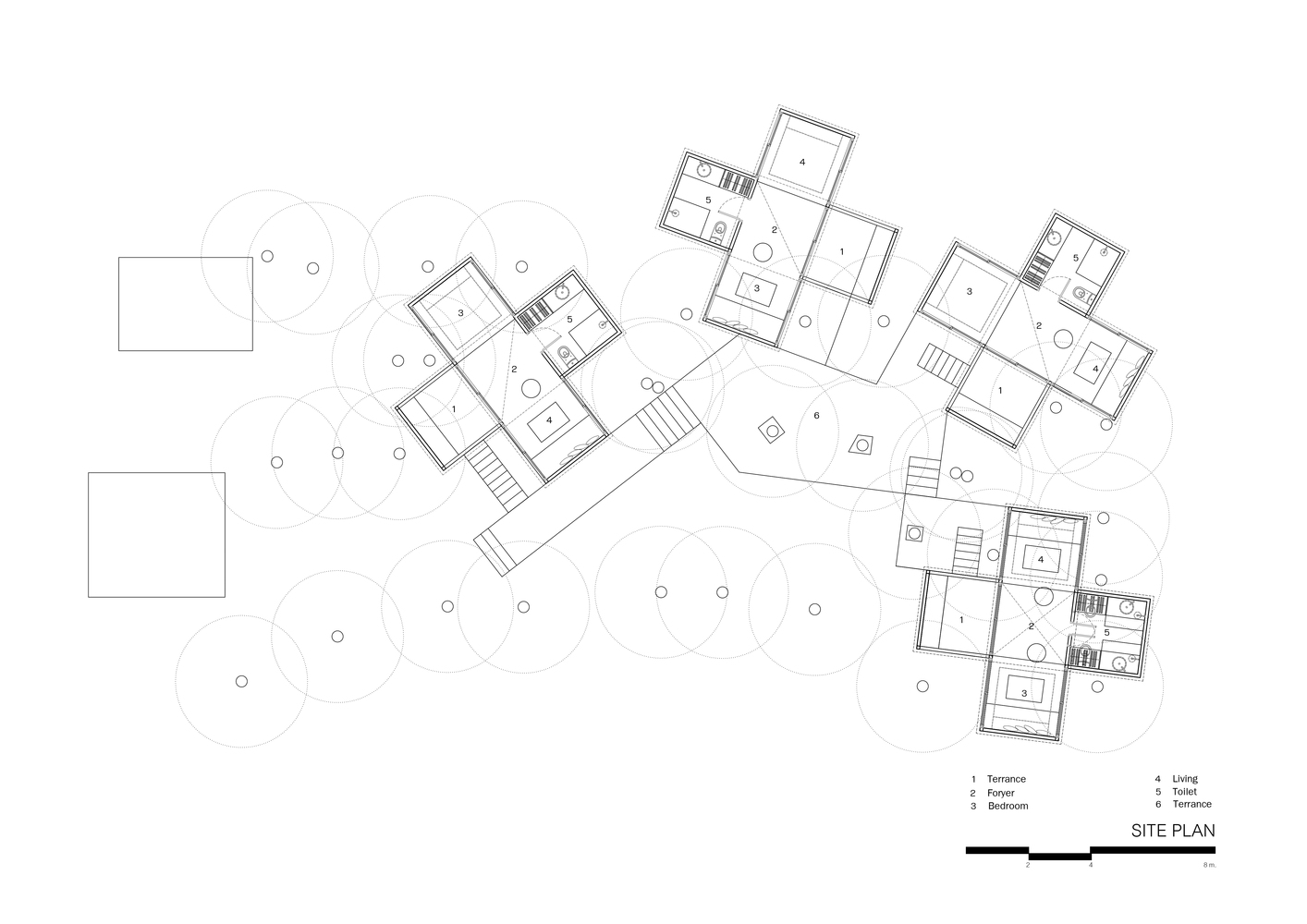 Mặt bằng quần thể "nh&agrave; c&acirc;y" độc đ&aacute;o ở Th&aacute;i Lan