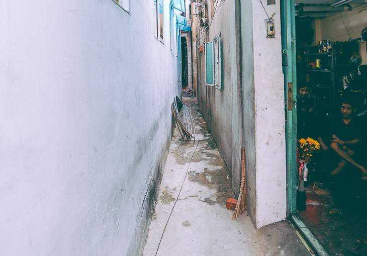 Hẻm nhỏ xíu ở TPHCM