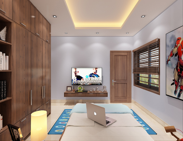 Kệ tivi treo tường gi&uacute;p giải ph&oacute;ng kh&ocirc;ng gian mặt s&agrave;n, tạo độ tho&aacute;ng cho căn ph&ograve;ng.