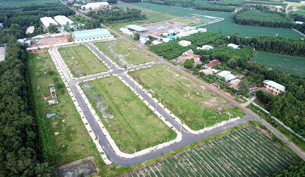 h&igrave;nh ảnh mặt bằng dự &aacute;n s&acirc;n bay Long Th&agrave;nh nh&igrave;n từ tr&ecirc;n cao