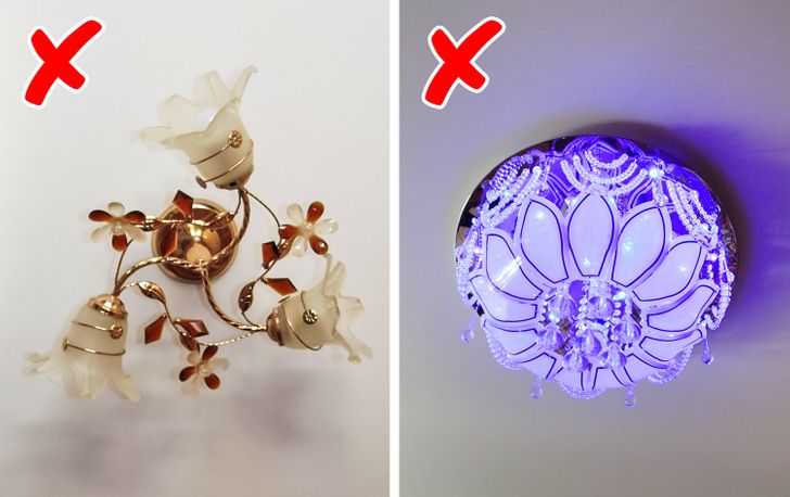 đèn chùm kiểu cách, cầu kỳ