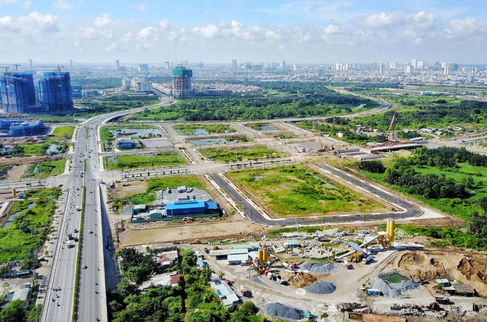 h&igrave;nh ảnh một khu đất ph&acirc;n l&ocirc; nh&igrave;n từ tr&ecirc;n cao