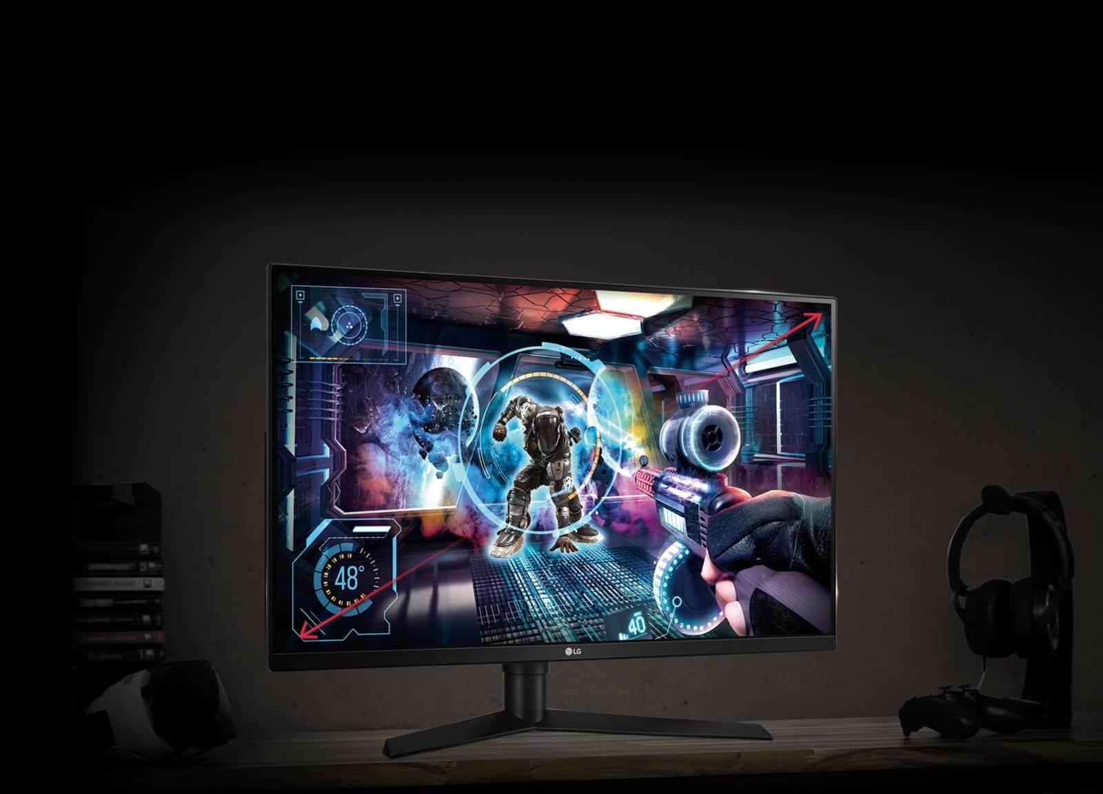 cận cảnh mẫu màn hình chơi game đẹp