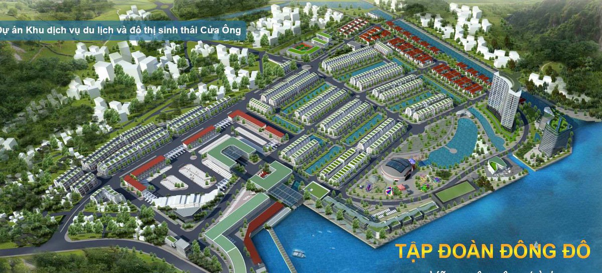 phối cảnh khu dịch vụ du lịch