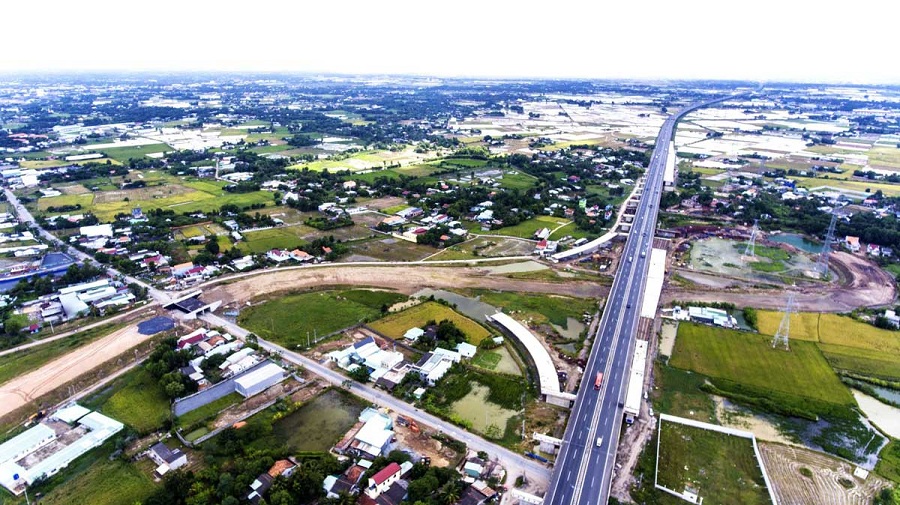 bất động sản Long An nhìn từ trên cao