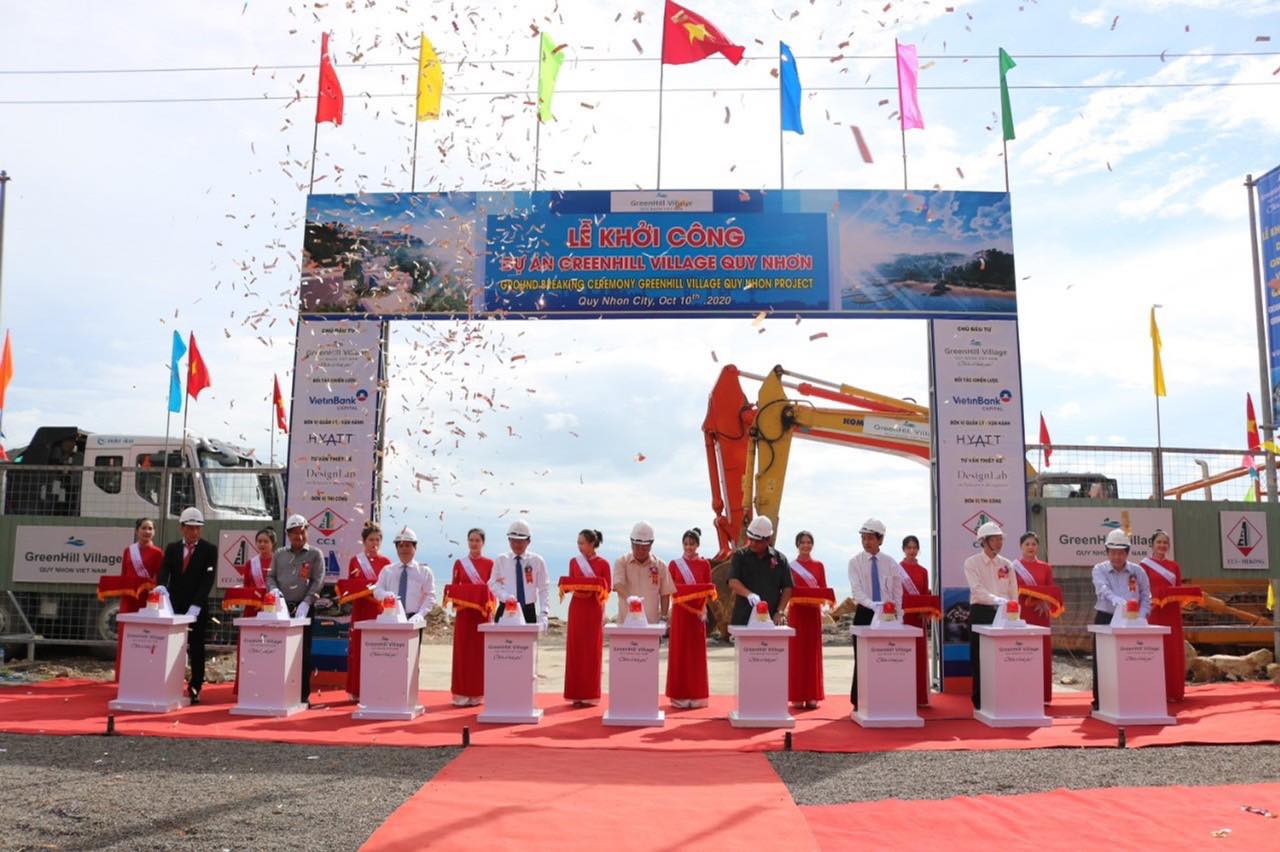 lễ khởi c&ocirc;ng dự &aacute;n Greenhill Village Quy Nhơn  