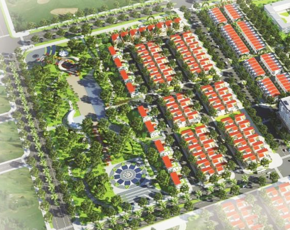 hình ảnh phối cảnh một dự án khu dân cư đô thị