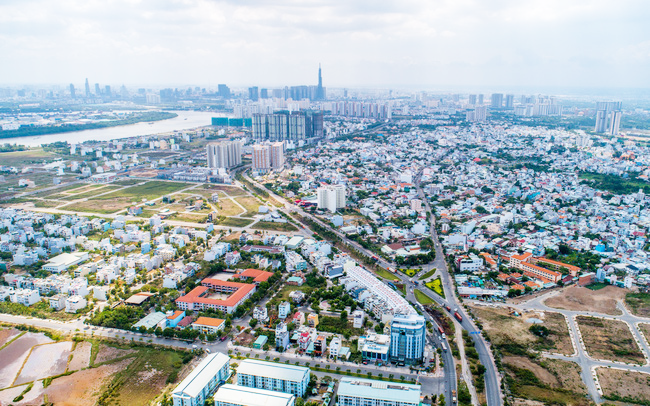 hình ảnh khu Đông TP.HCM nhìn từ trên cao