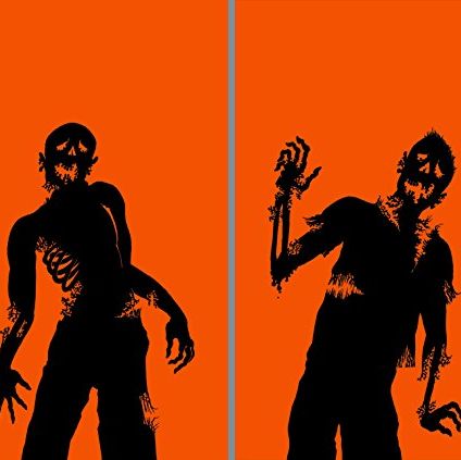 áp phích kinh di trang trí Halloween