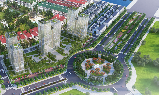 h&igrave;nh ảnh phối cảnh tổng thể một khu đ&ocirc; thị