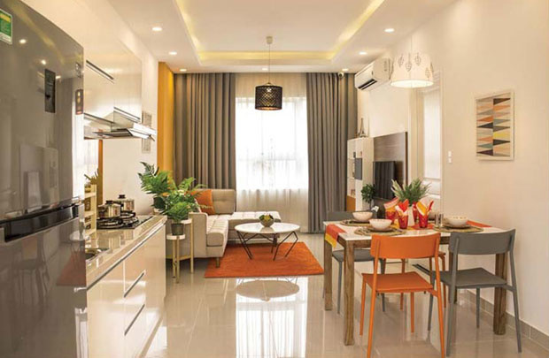 hình ảnh bên trong căn hộ cho thuê theo mô hình Airbnb