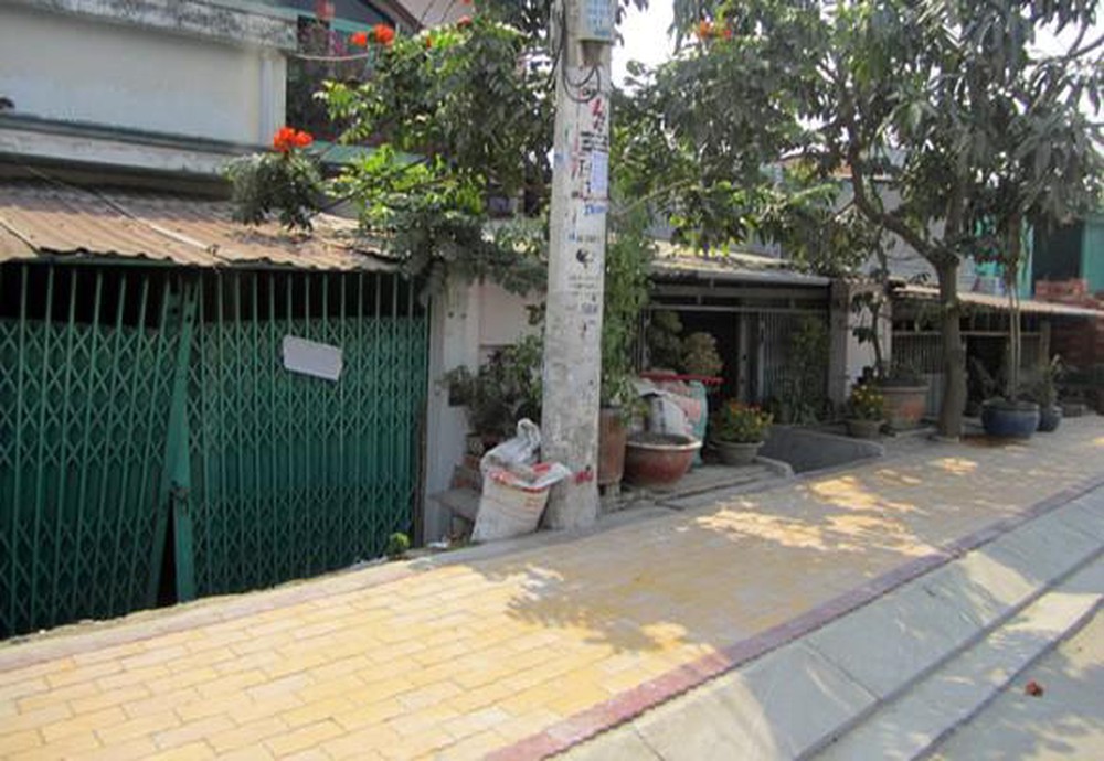 Cải tạo n&acirc;ng nền nh&agrave; khi nền thấp hơn mặt đường