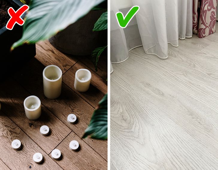 Sàn nhà nên nhẵn mịn và có khả năng chống nước.