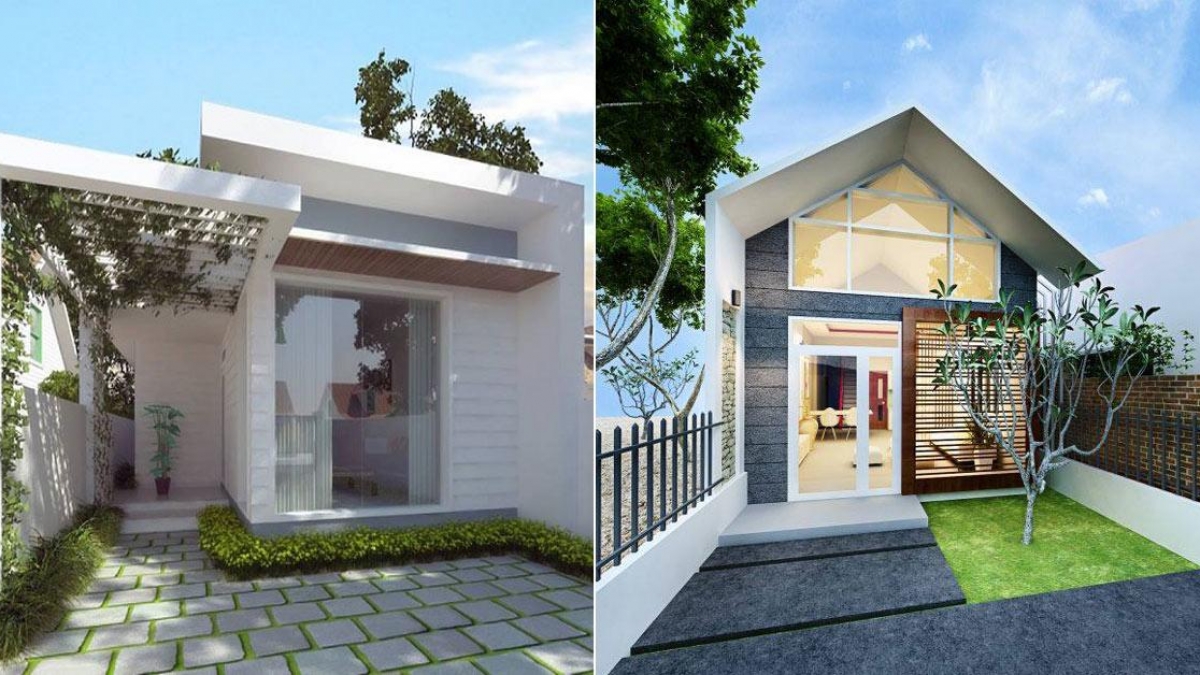 trước v&agrave; sau cải tạo nh&agrave; cấp 4