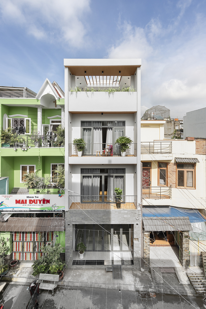h&igrave;nh ảnh to&agrave;n cảnh ng&ocirc;i nh&agrave; phố 4 tầng ở S&agrave;i G&ograve;n sau khi cải tạo