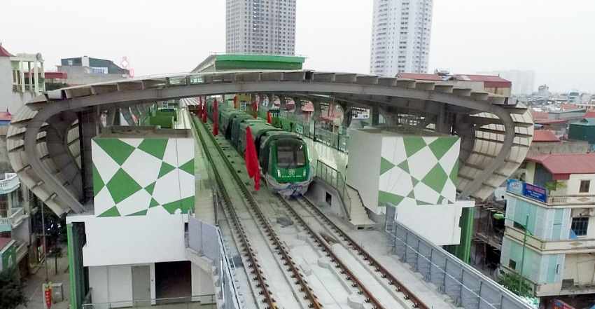 hình ảnh đường sắt metro trên cao