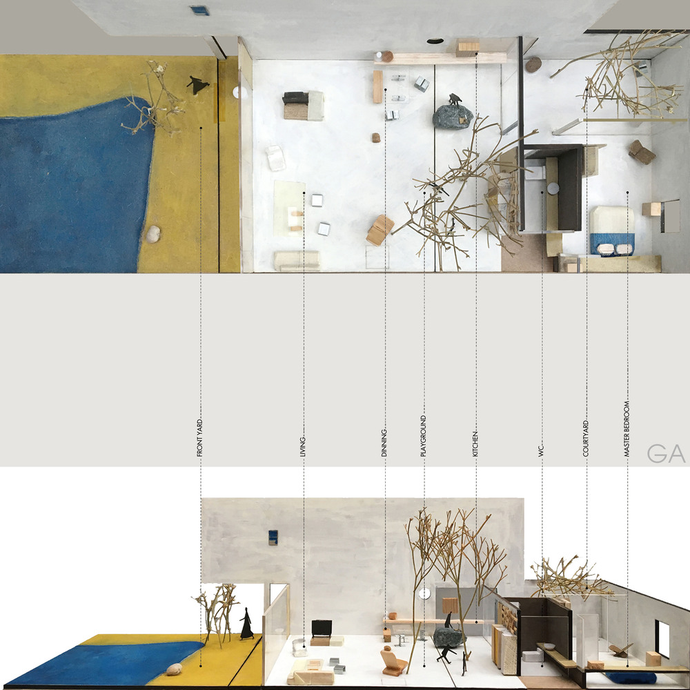 Phối cảnh thiết kế nội thất Ma house