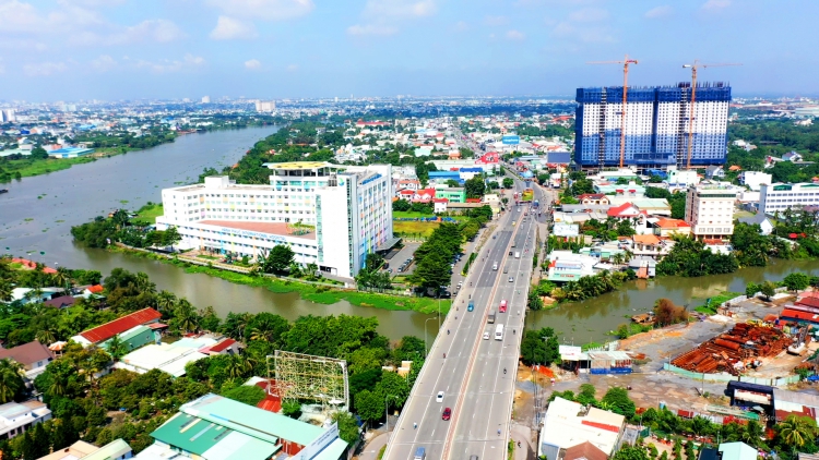 Một g&oacute;c khu vực Dĩ An, B&igrave;nh Dương