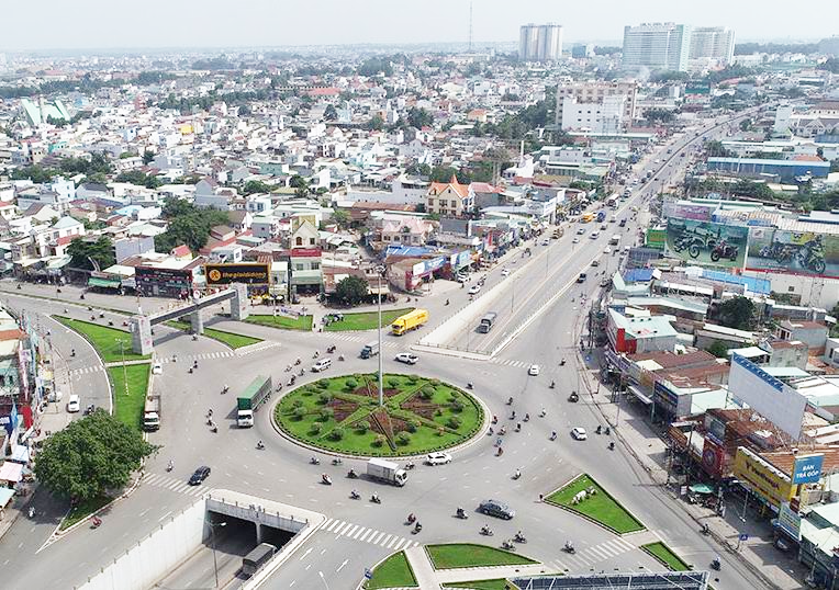 hình ảnh một góc TP. Biên Hòa, tỉnh Đồng Nai