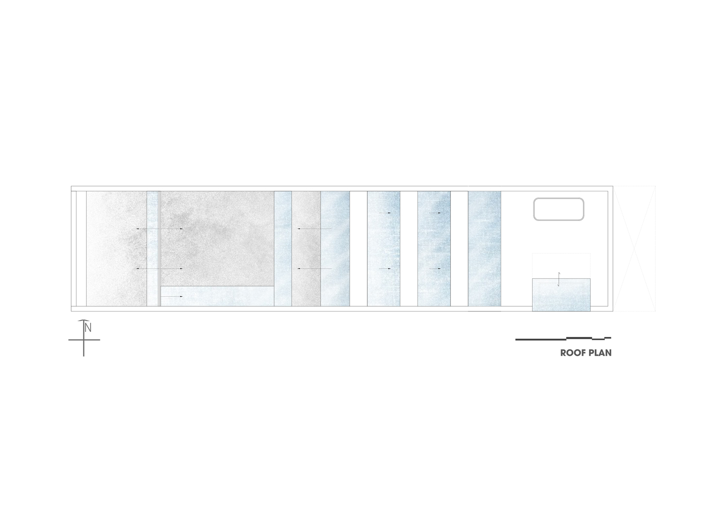 Mặt bằng m&aacute;i nh&agrave; ống