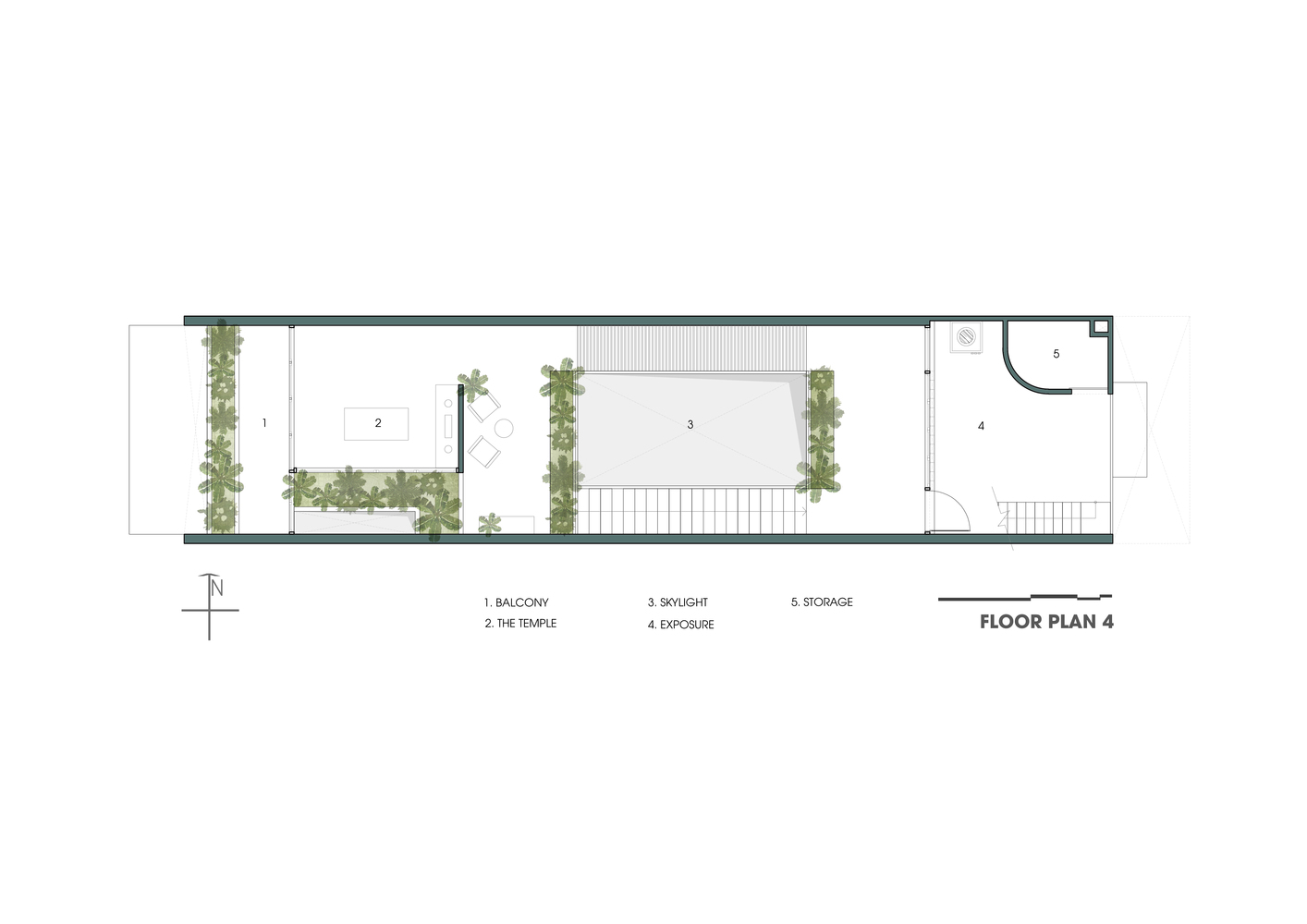 Mặt bằng tầng 4