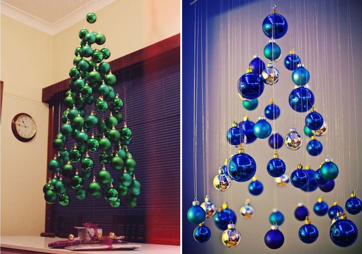 Cây thông noel "biết bay" sáng tạo