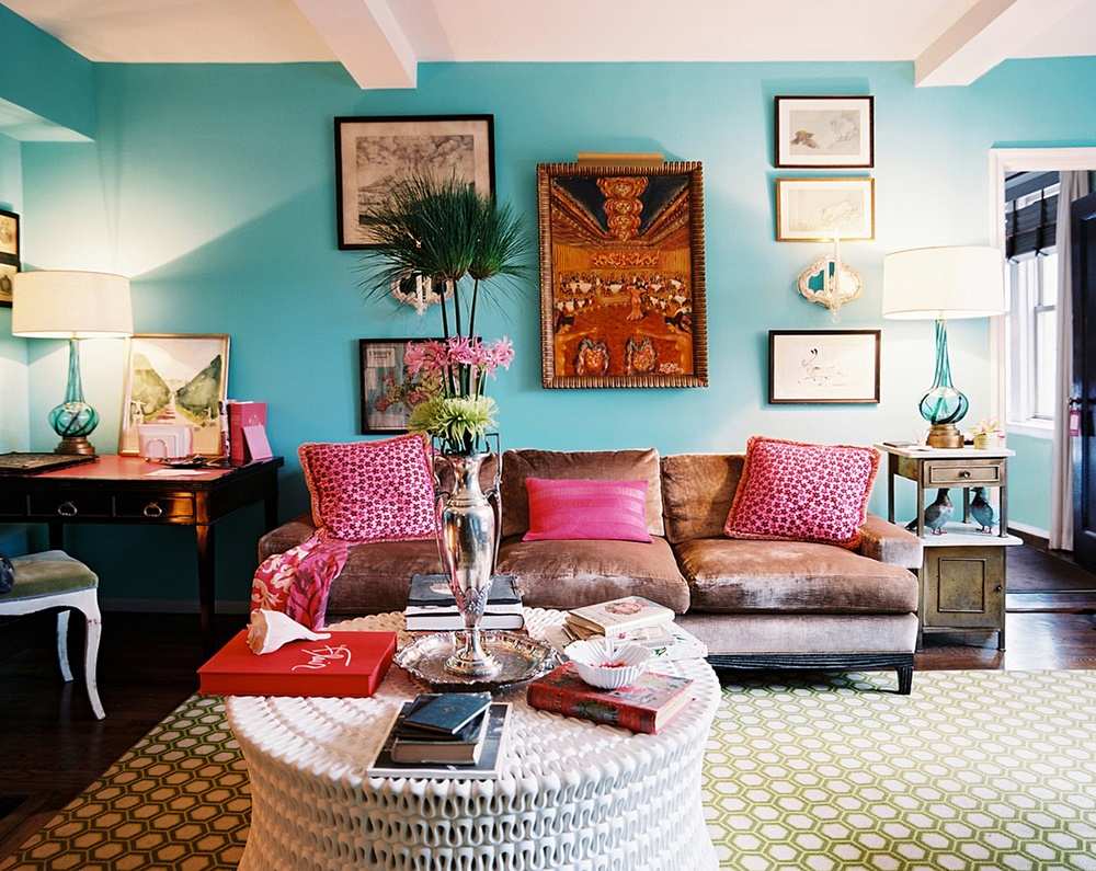 Nội thất phong c&aacute;ch Bohemian chuộng m&agrave;u sắc rực rỡ