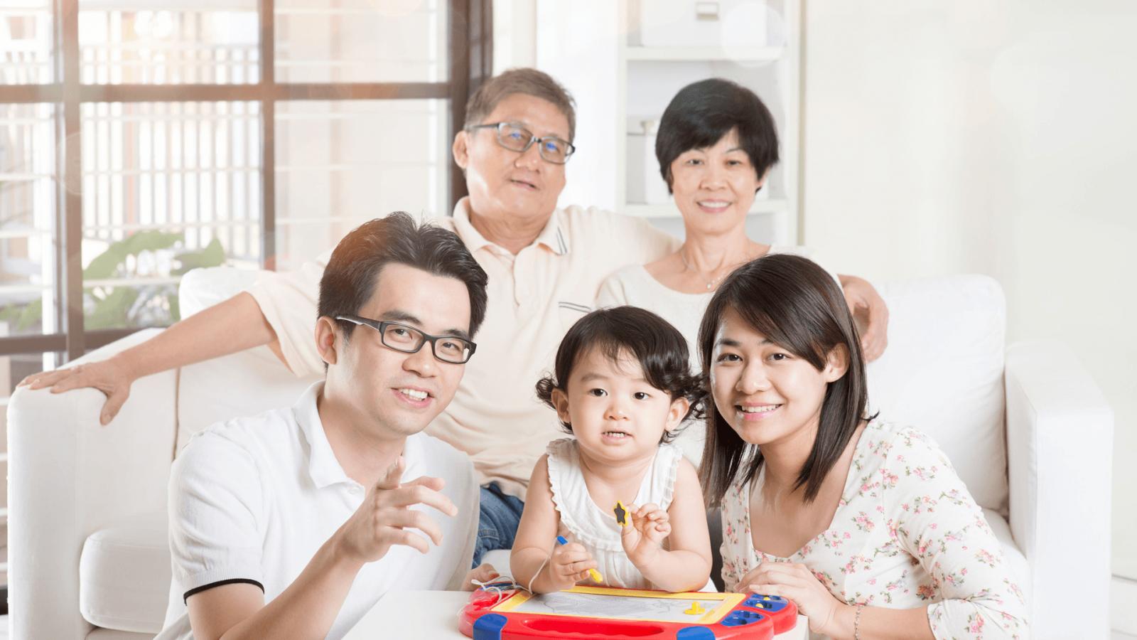 gia đình đa thế hệ
