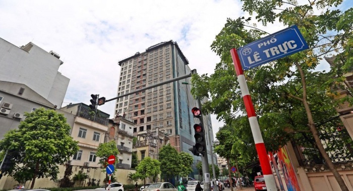 hình ảnh tòa nhà 8B Lê Trực, quận Ba Đình, TP. Hà Nội