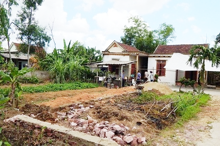 Trình tự, thủ tục chuyển đất vườn sang đất ở hình ảnh ngôi nhà xây trên đất vườn